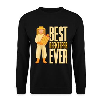 Bees honey bee beekeeper beekeeper gift - Unisex Sweatshirt - black - Front - Alina (178cm) & Michal (187cm)