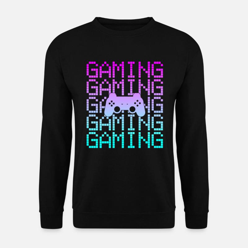 gaming gamer - Unisex Pullover - Schwarz