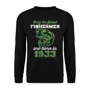 Legendär 89 Jahre alt Geschenk zum 89. Geburtstag - Unisex Pullover - Schwarz - Vorne - Alina (178cm) & Michal (187cm)
