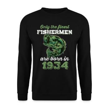 Legendary 88 years old gift for his 88th birthday - Unisex Sweatshirt - black - Front - Alina (178cm) & Michal (187cm)
