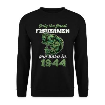 Legendär 78 Jahre alt Geschenk zum 78. Geburtstag - Unisex Pullover - Schwarz - Vorne - Alina (178cm) & Michal (187cm)