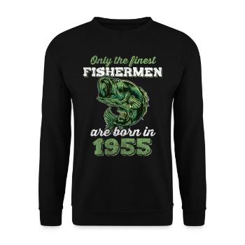 Legendär 67 Jahre alt Geschenk zum 67. Geburtstag - Unisex Pullover - Schwarz - Vorne - Alina (178cm) & Michal (187cm)