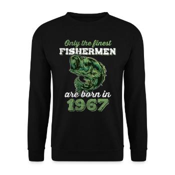 Legendary 55 years old gift for the 55th birthday - Unisex Sweatshirt - black - Front - Alina (178cm) & Michal (187cm)