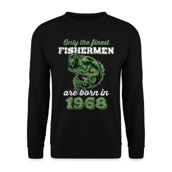 Legendary 54 years old gift for the 54th birthday - Unisex Sweatshirt - black - Front - Alina (178cm) & Michal (187cm)