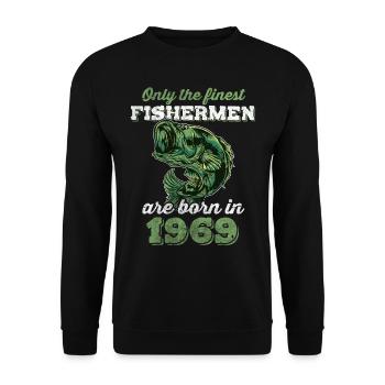 Legendär 53 Jahre alt Geschenk zum 53. Geburtstag - Unisex Pullover - Schwarz - Vorne - Alina (178cm) & Michal (187cm)