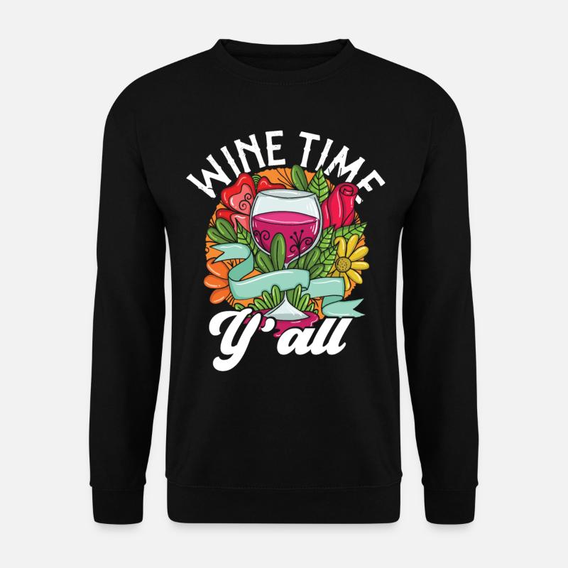 Sommelier Wine Drinking Tasting - Unisex Sweatshirt - black