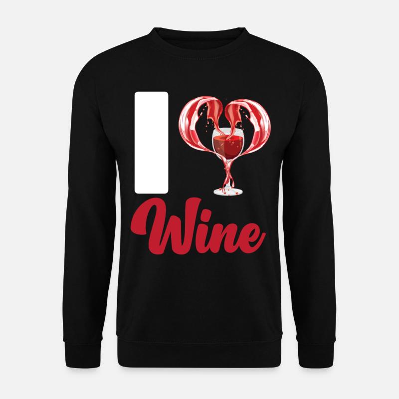 Sommelier Wine Drinking Tasting - Unisex Sweatshirt - black