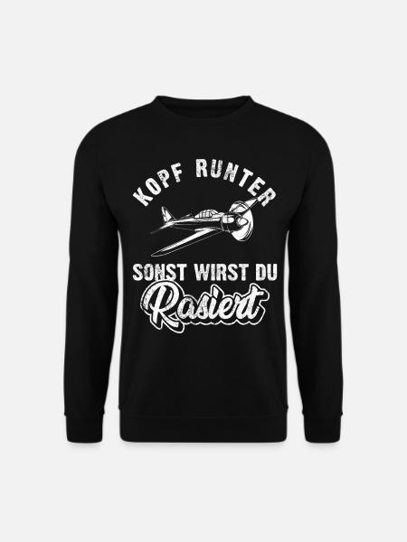 Modellflug Modellbau Modellfliegen | Modellbauer - Unisex Pullover - Schwarz