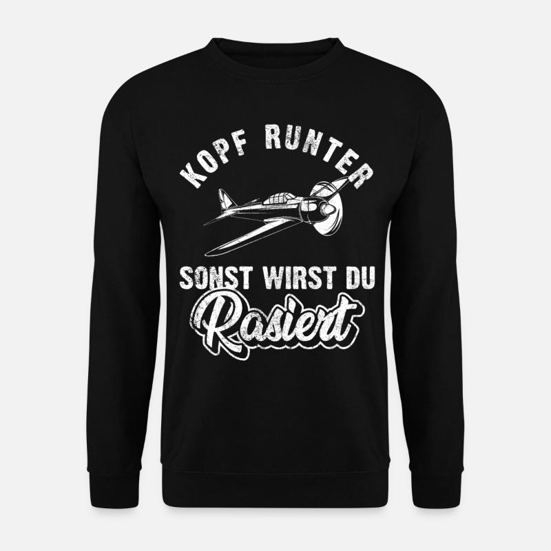 Modellflug Modellbau Modellfliegen | Modellbauer - Unisex Pullover - Schwarz