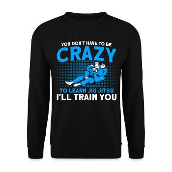 Kampfsportarten Brasilianisches Jiu Jitsu Geschenk - Unisex Pullover - Schwarz - Vorne - Alina (178cm) & Michal (187cm)