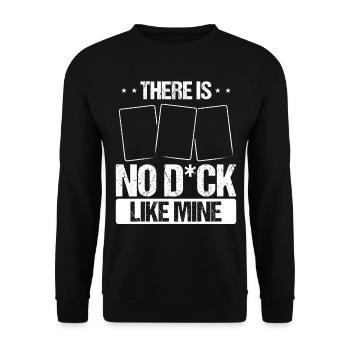 Trading Card Game Collecting Wizard Card Trades - Unisex Sweatshirt - black - Front - Alina (178cm) & Michal (187cm)