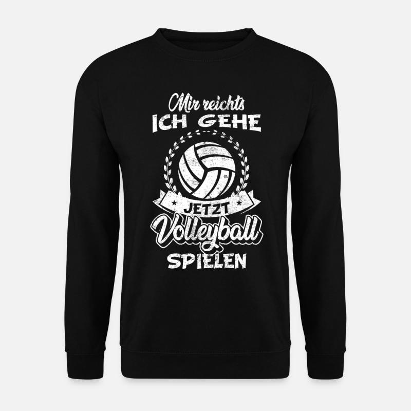 Beachvolleyball Volleyball Beach-Volleyball - Unisex Pullover - Schwarz