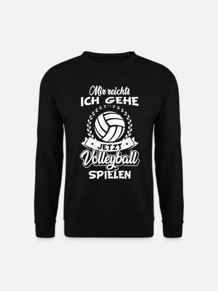 Beachvolleyball | Lustiges Volleyball Geschenk - Unisex Pullover - Schwarz