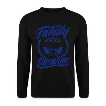 Road Trip Holiday Family Holiday Family Gift - Unisex Sweatshirt - black - Front - Alina (178cm) & Michal (187cm)