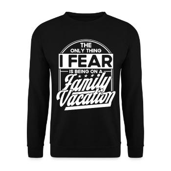 Road Trip Holiday Family Holiday Family Gift - Unisex Sweatshirt - black - Front - Alina (178cm) & Michal (187cm)