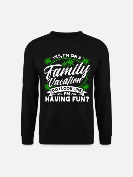 Autoreise Urlaub Familie Urlaub Familie Geschenk - Unisex Pullover - Schwarz