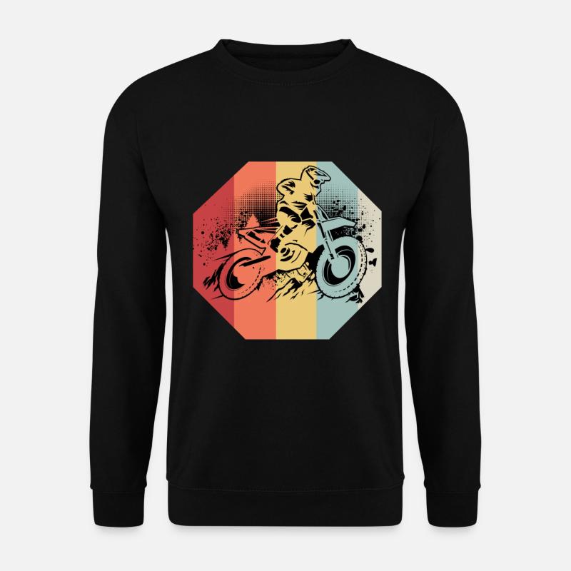 Motocross - Unisex Pullover - Schwarz