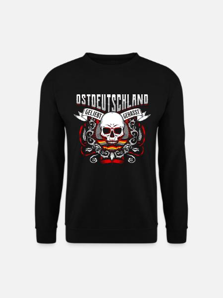 Ostdeutschland Geschenk Osten Ossi DDR Ostalgie - Unisex Pullover - Schwarz