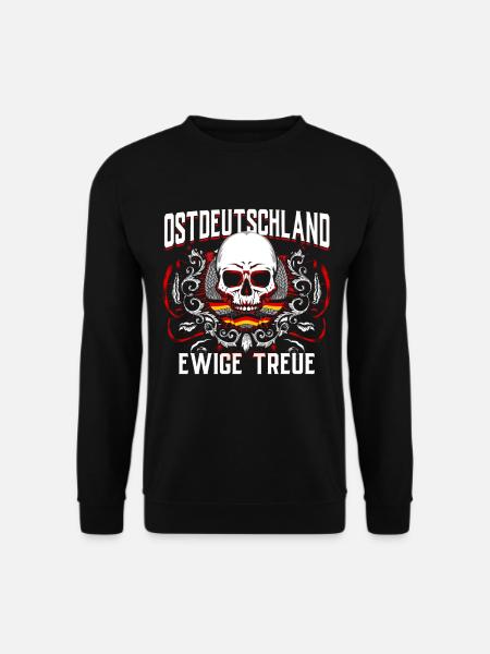 Ostdeutschland Geschenk Osten Ossi DDR Ostalgie - Unisex Pullover - Schwarz