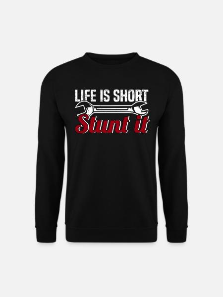 Muscel Car V8 Turbocharger Tuning Rennwagen - Unisex Pullover - Schwarz