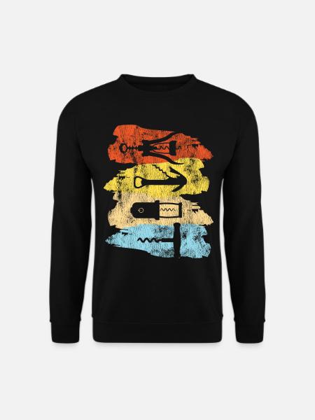 Sommelier Wine Drinking Tasting - Unisex Sweatshirt - black