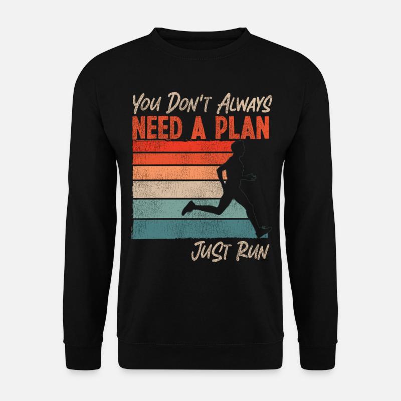 Running Runner Half Marathon You - Unisex Sweatshirt - black