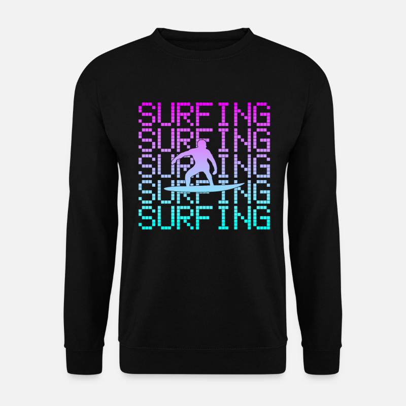 surfen - Unisex Pullover - Schwarz