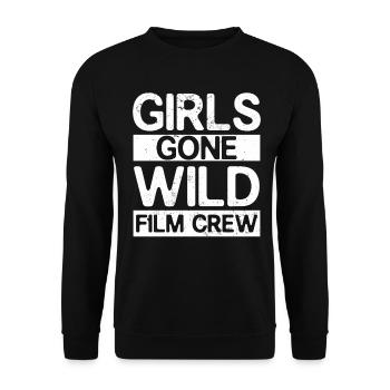 Girls Gone Wild Film Crew Fun Party Costume Funny - Unisex Sweatshirt - black - Front - Alina (178cm) & Michal (187cm)