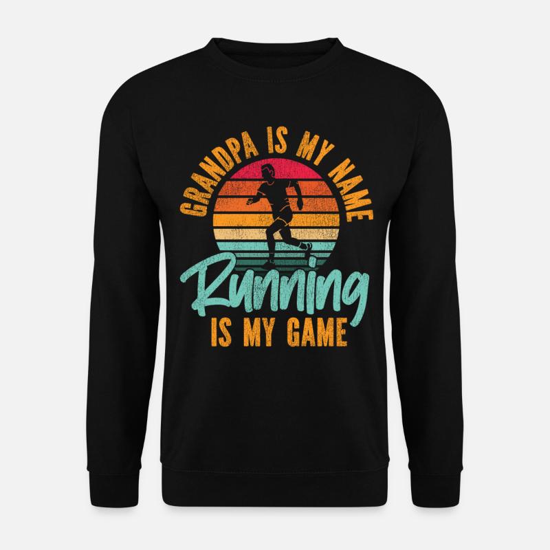 Running Runner Half Marathon - Unisex Sweatshirt - black