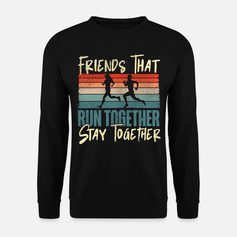 Running Runner Semi-Marathon - Sweat-shirt Unisexe - noir