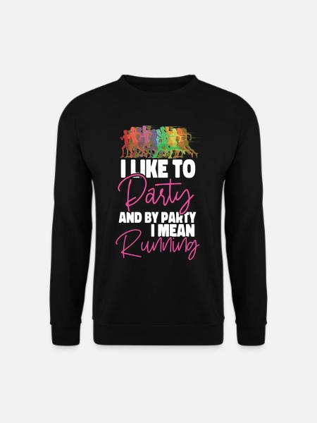 Running Runner Half Marathon I - Unisex Sweatshirt - black