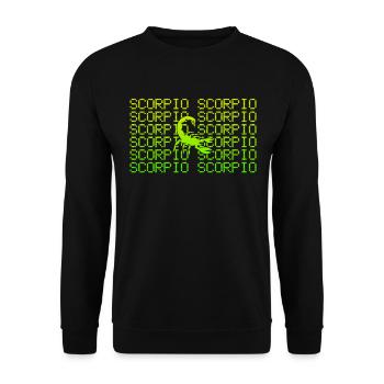 Scorpion - Unisex Sweatshirt - black - Front - Alina (178cm) & Michal (187cm)