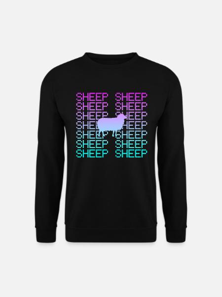 Schaf - Unisex Pullover - Schwarz