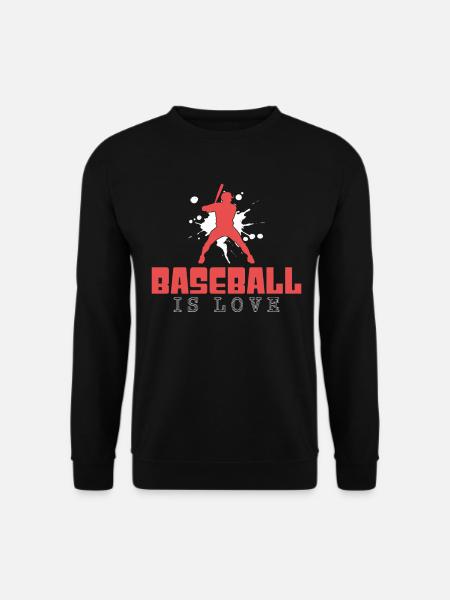 Base-ball - Sweat-shirt Unisexe - noir