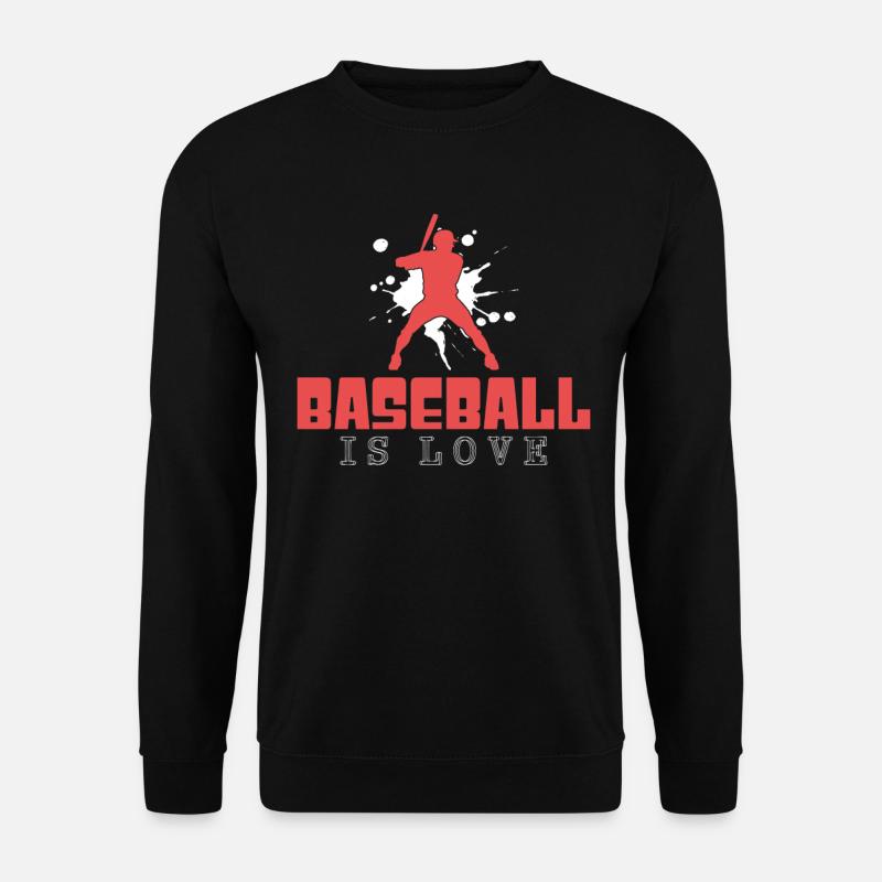 Baseball - Unisex Sweatshirt - black