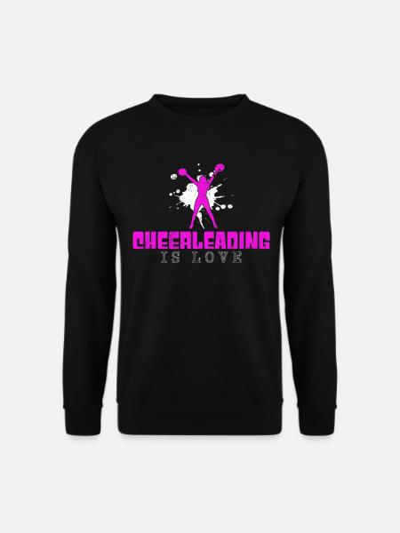 Dicton de cheerleading - Sweat-shirt Unisexe - noir