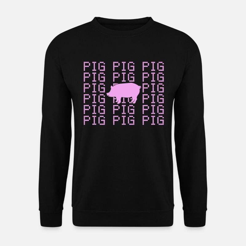 Cochon - Sweat-shirt Unisexe - noir