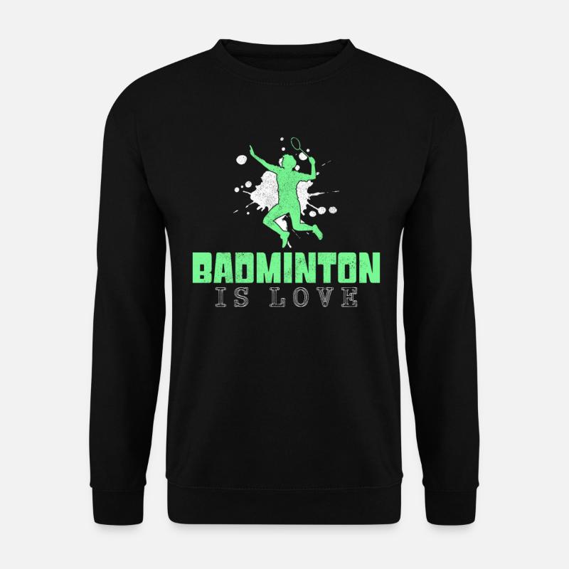 Badminton - Sweat-shirt Unisexe - noir