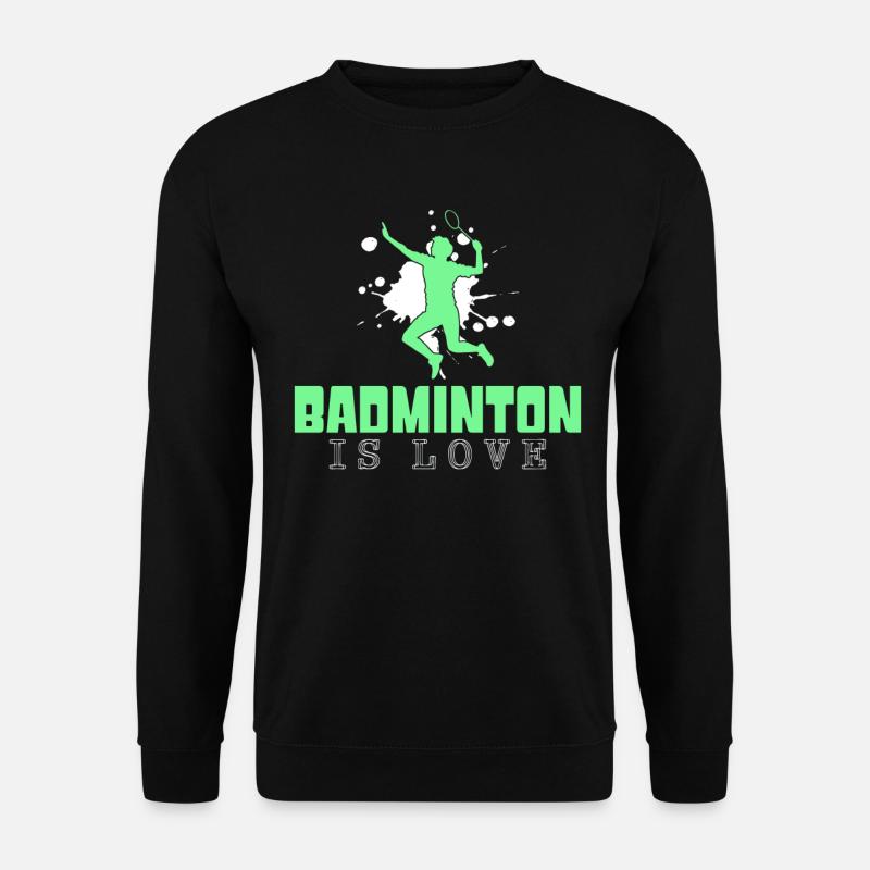 Badminton - Unisex Sweatshirt - black