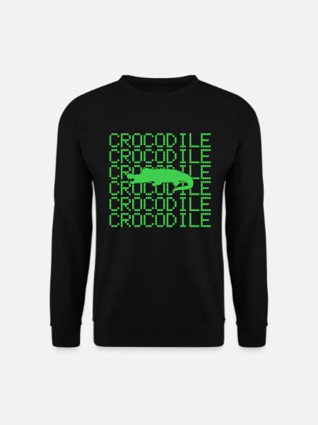 Crocodile - Sweat-shirt Unisexe - noir