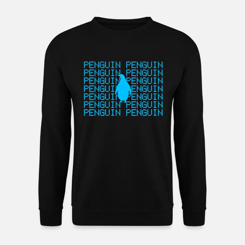 Pingouin - Sweat-shirt Unisexe - noir