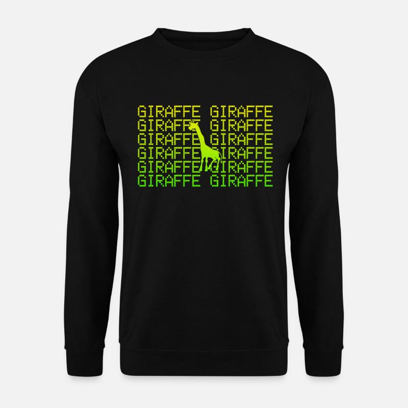 Giraffe - Unisex Pullover - Schwarz