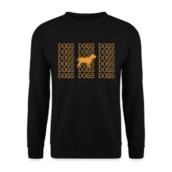 Canine - Sweat-shirt Unisexe - noir - Devant - Alina (178cm) & Michal (187cm)