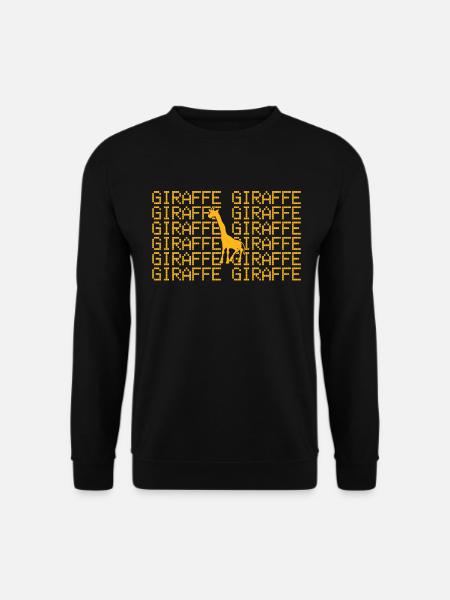 Giraffe - Unisex Pullover - Schwarz