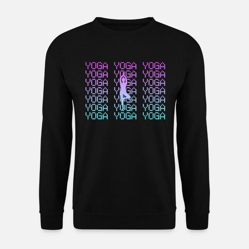 Yoga - Unisex Pullover - Schwarz