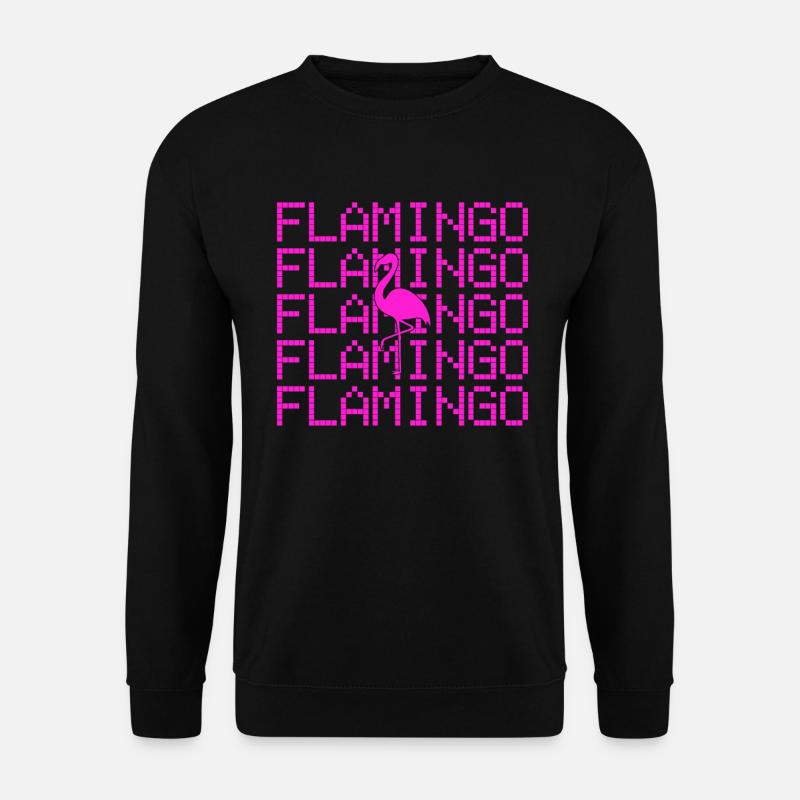 Flamingo - Unisex Sweatshirt - black