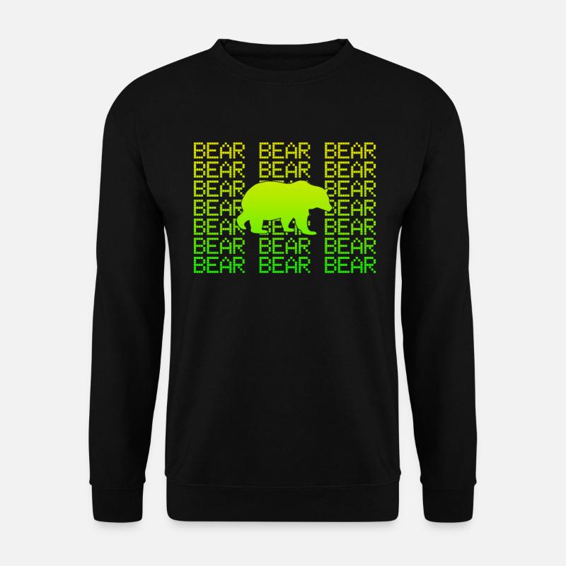 Bear - Unisex Sweatshirt - black