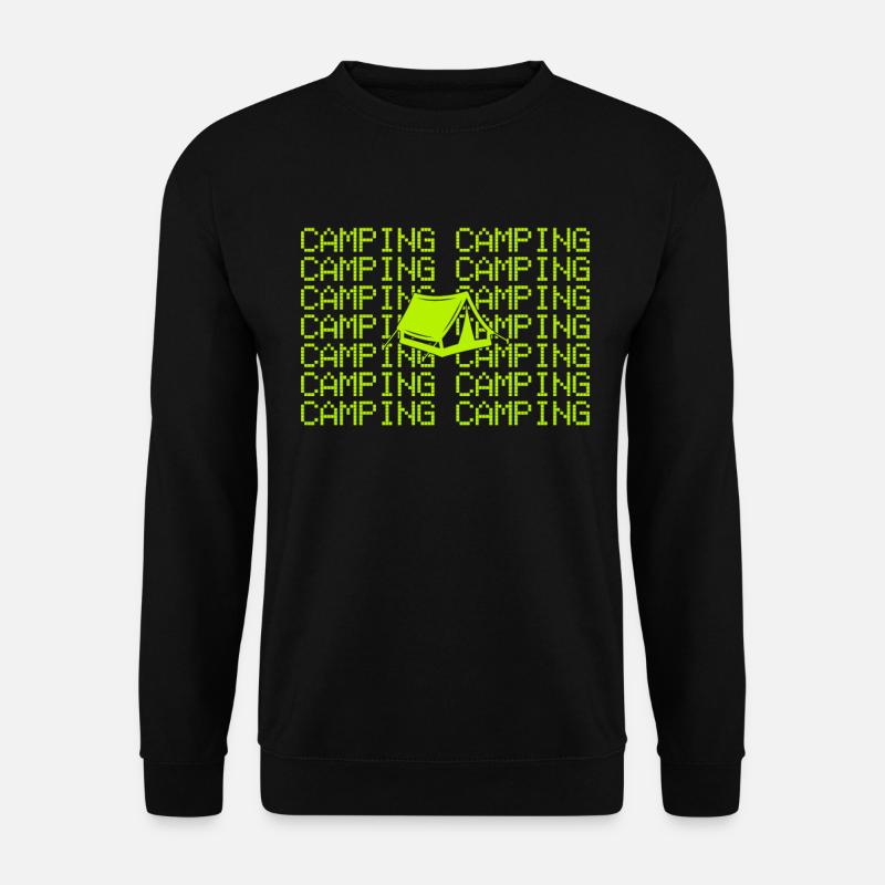 Camping - Unisex Sweatshirt - black