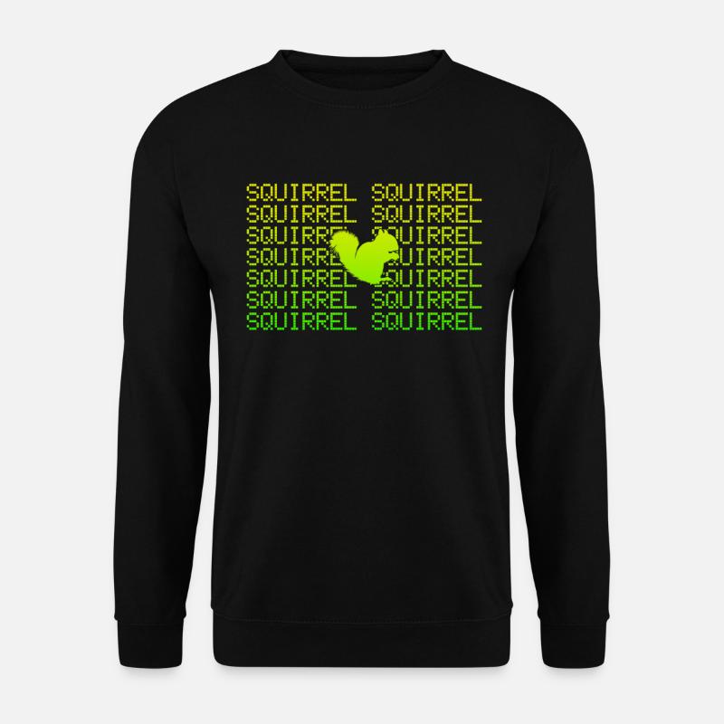 Squirrel - Unisex Sweatshirt - black