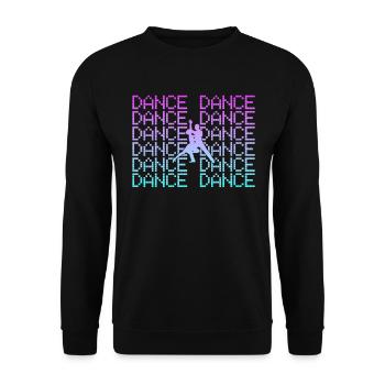 Dance - Unisex Sweatshirt - black - Front - Alina (178cm) & Michal (187cm)